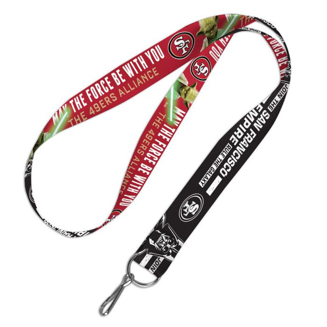 San Francisco 49ers / Star Wars Yoda/Vader Lanyard 1"