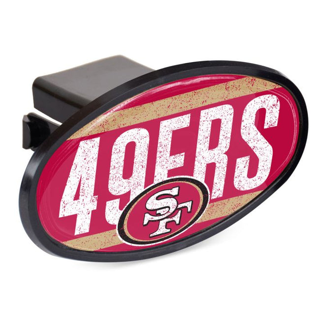 Receptor de enganche ovalado de 2" VINTAGE de los San Francisco 49ers