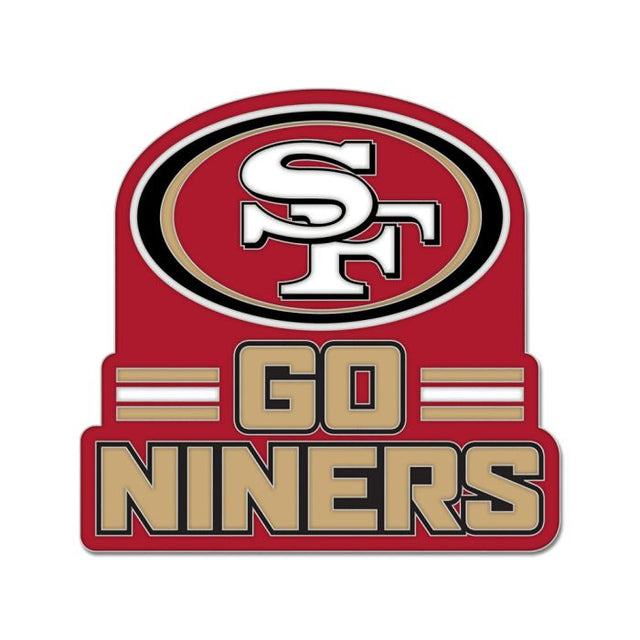 San Francisco 49ers slogan Collector Enamel Pin Jewelry Card