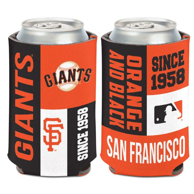 Enfriador de latas con bloques de colores de los San Francisco Giants, 12 oz.