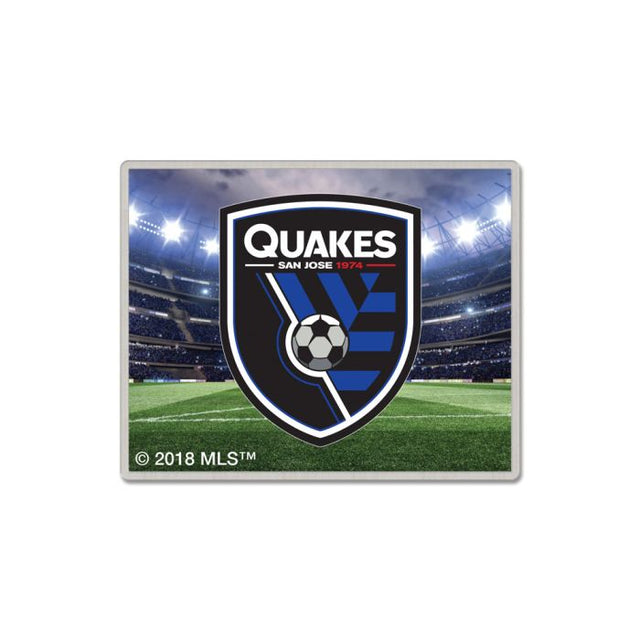 San Jose Earthquakes Collector Pin Jewelry Card