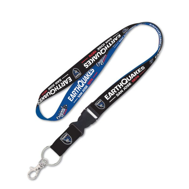San Jose Earthquakes Lanyard w/detachable buckle 1"