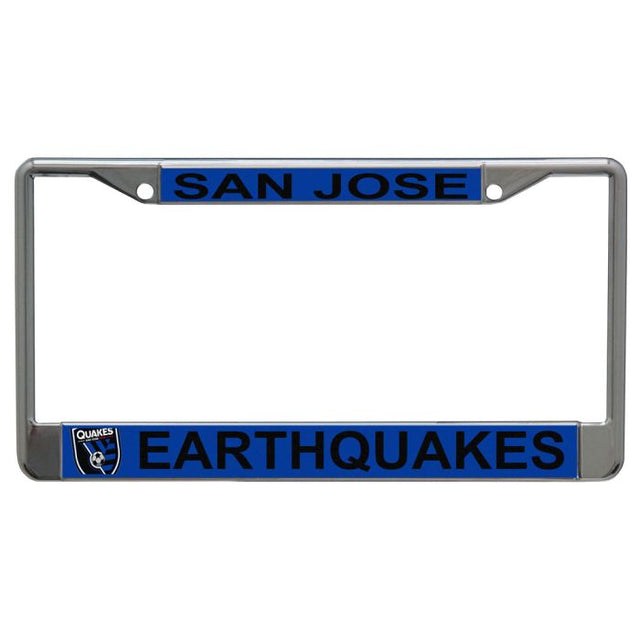 San Jose Earthquakes Lic Plt Frame S/L Printed