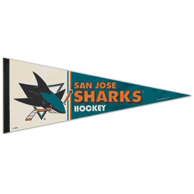 San Jose Sharks / Vintage VINTAGE Premium Pennant 12" x 30"