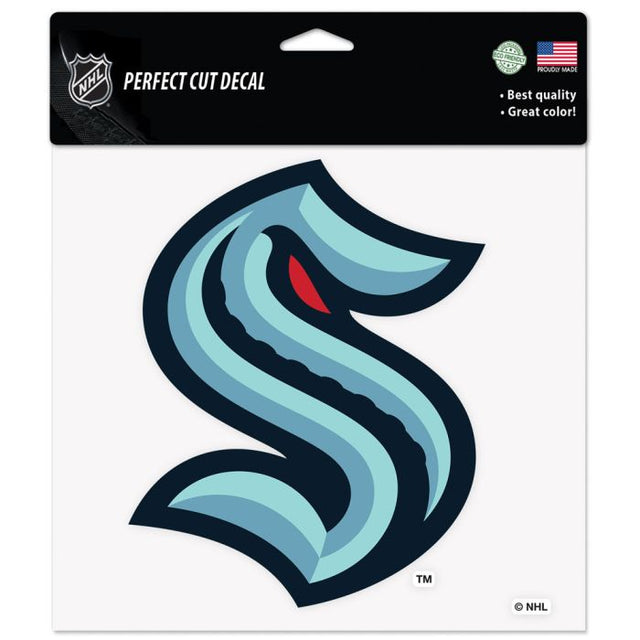 Seattle Kraken Perfect Cut Color Decal 8" x 8"