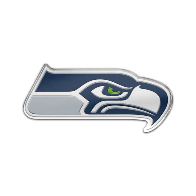 Insignia para automóvil de los Seattle Seahawks con color