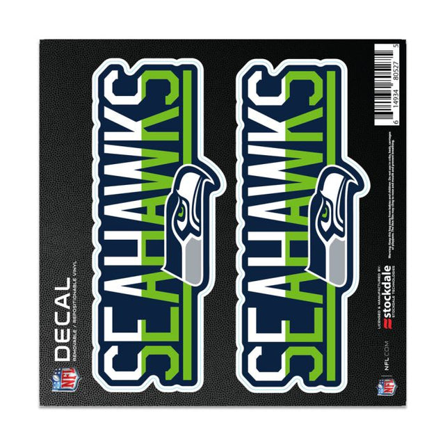 Seattle Seahawks COLOR DUO All Surface Decal 6" x 6"
