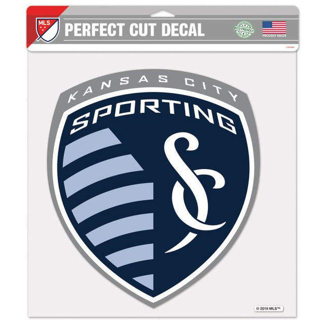 Sporting Kansas City Perfect Cut Color Decal 12" x 12"