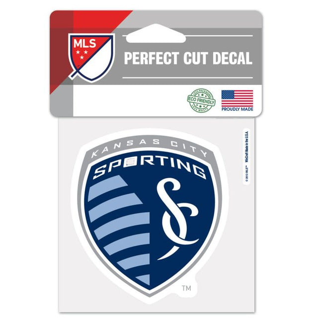 Sporting Kansas City Perfect Cut Color Decal 4" x 4"