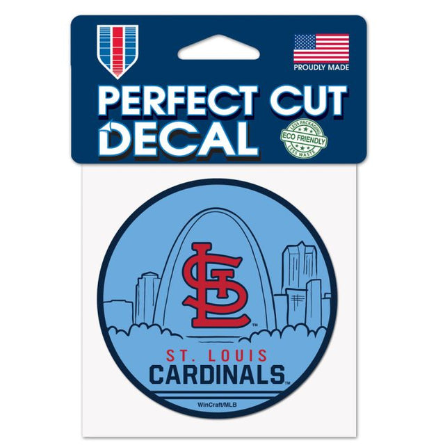St. Louis Cardinals Perfect Cut Color Decal 4" x 4"