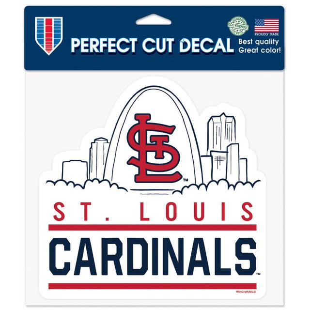 St. Louis Cardinals Perfect Cut Color Decal 8" x 8"