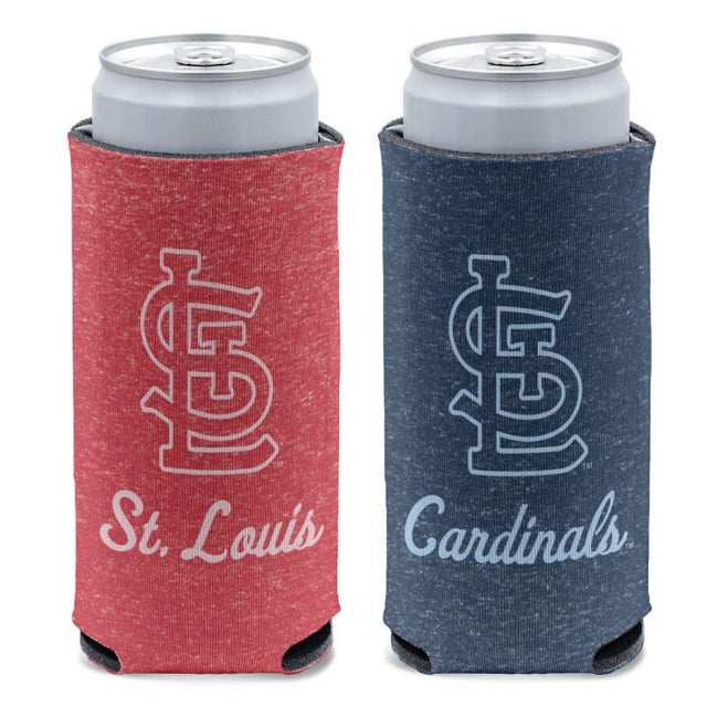 St. Louis Cardinals colored heather 12 oz Slim Can Cooler