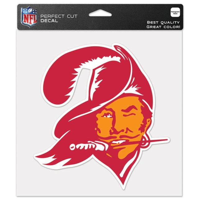 Tampa Bay Buccaneers / Classic Logo Retro Perfect Cut Color Decal 8" x 8"