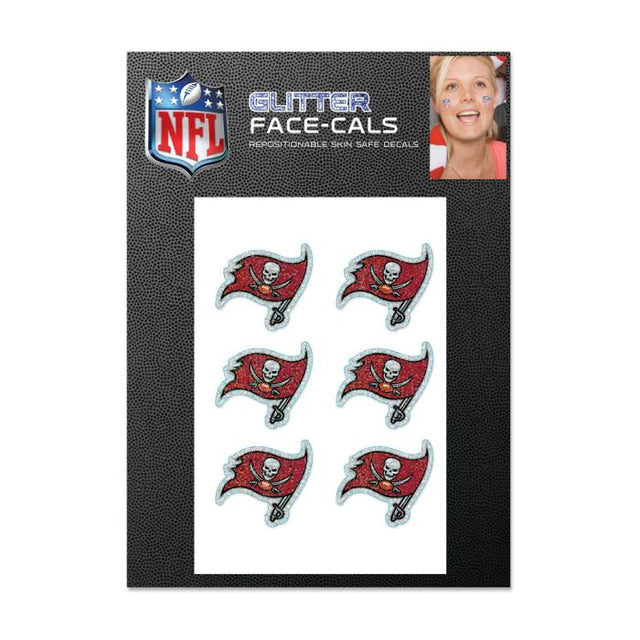 Tampa Bay Buccaneers Glitter Tattoo 6 Pack