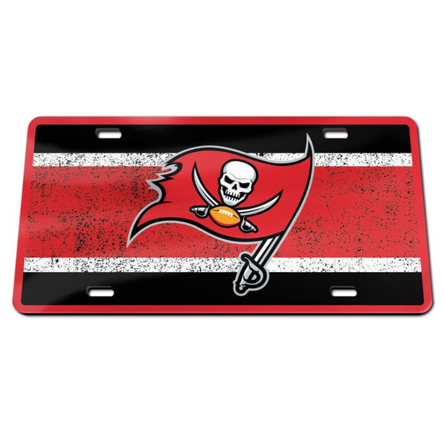 Matrícula especial de acrílico VINTAGE de los Tampa Bay Buccaneers