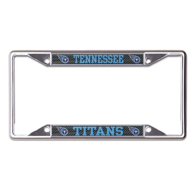 Tennessee Titans CARBON Lic Plt Frame S/S Printed