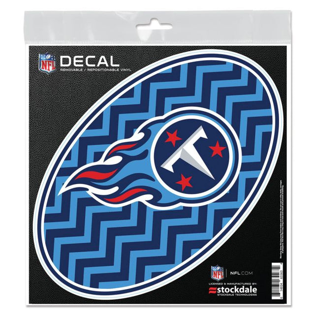 Tennessee Titans CHEVRON Outdoor Magnets 6" x 6"