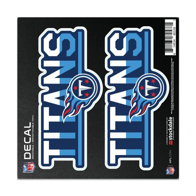 Tennessee Titans COLOR DUO All Surface Decal 6" x 6"
