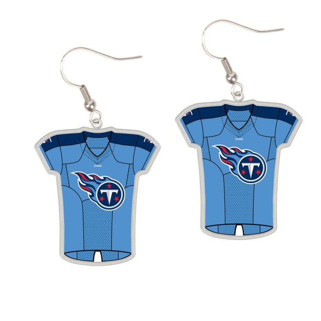 Tennessee Titans Earrings Jewelry Carded Jersey