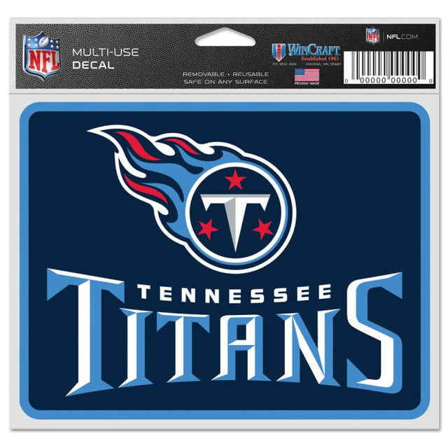 Calcomanías para fanáticos de Tennessee Titans de 5" x 6"