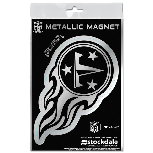 Tennessee Titans Metallic Magnets 3" x 5"