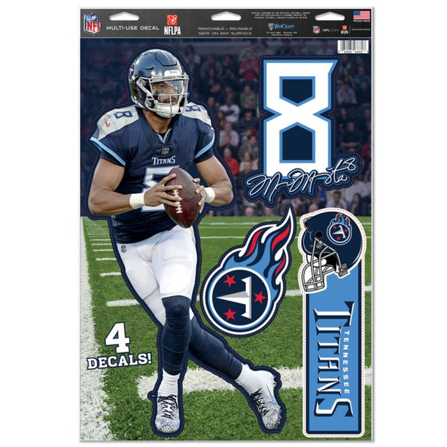 Tennessee Titans Multi-Use Decal 11" x 17" Marcus Mariota