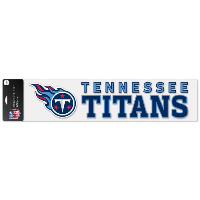 Tennessee Titans Perfect Cut Decals 4" x 17"