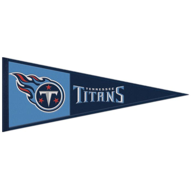 Banderín de lana de los Tennessee Titans de 13" x 32"