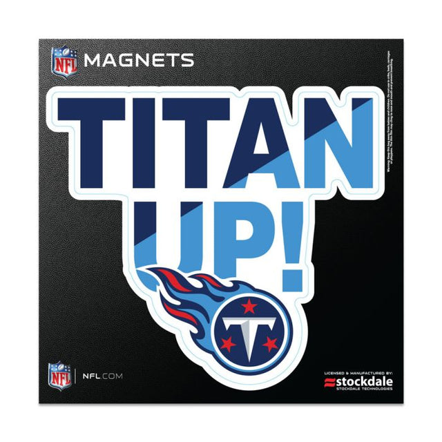 Tennessee Titans SLOGAN Outdoor Magnets 6" x 6"