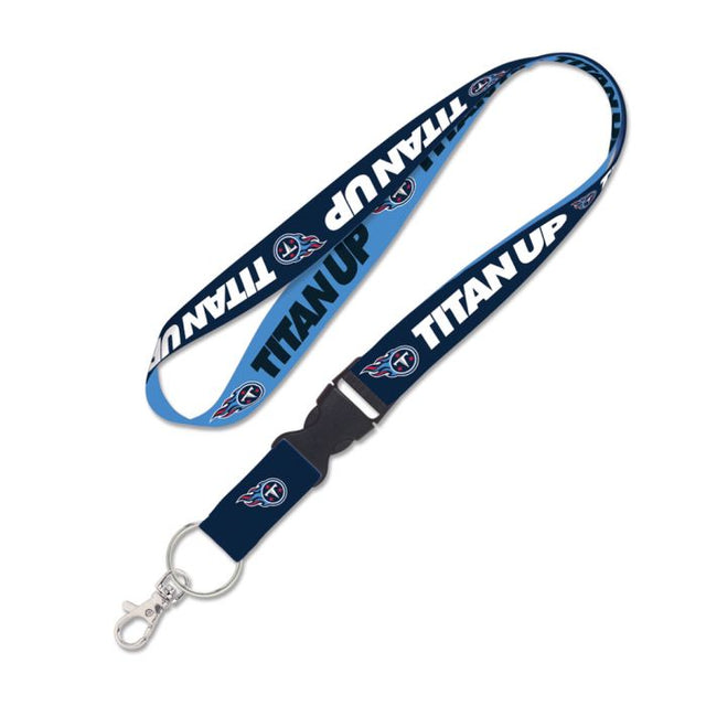 Tennessee Titans Slogan Lanyard w/detachable buckle 1"