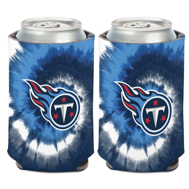 Enfriador de lata con teñido anudado de Tennessee Titans de 12 oz.