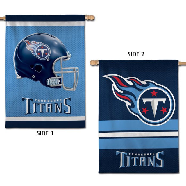 Tennessee Titans Vertical Flag 2 Sided 28" x 40"