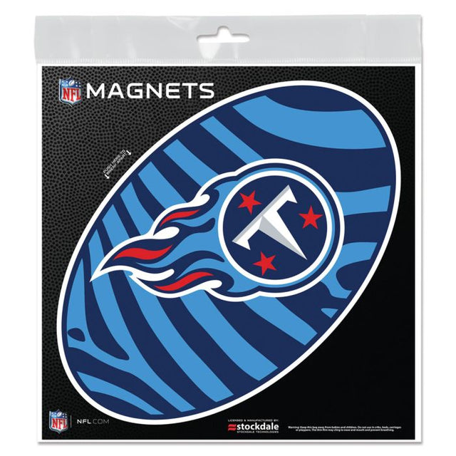 Tennessee Titans ZEBRA Outdoor Magnets 6" x 6"