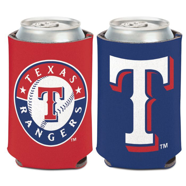 Enfriador de latas de 2 colores de Texas Rangers de 12 oz.