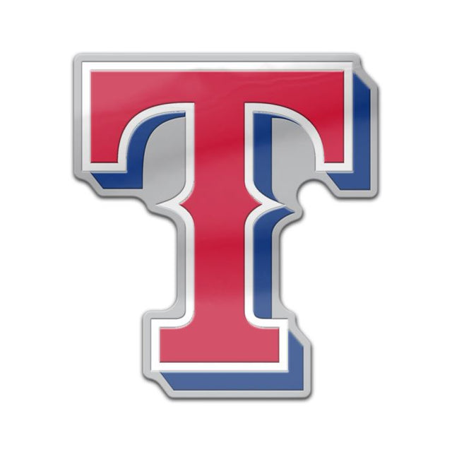 Insignia para automóvil de los Texas Rangers con color