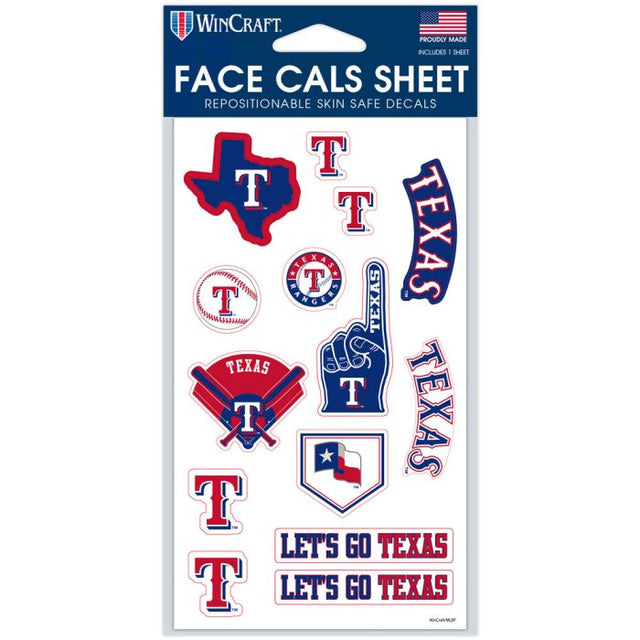 Cartel de los Texas Rangers de 4" x 7"