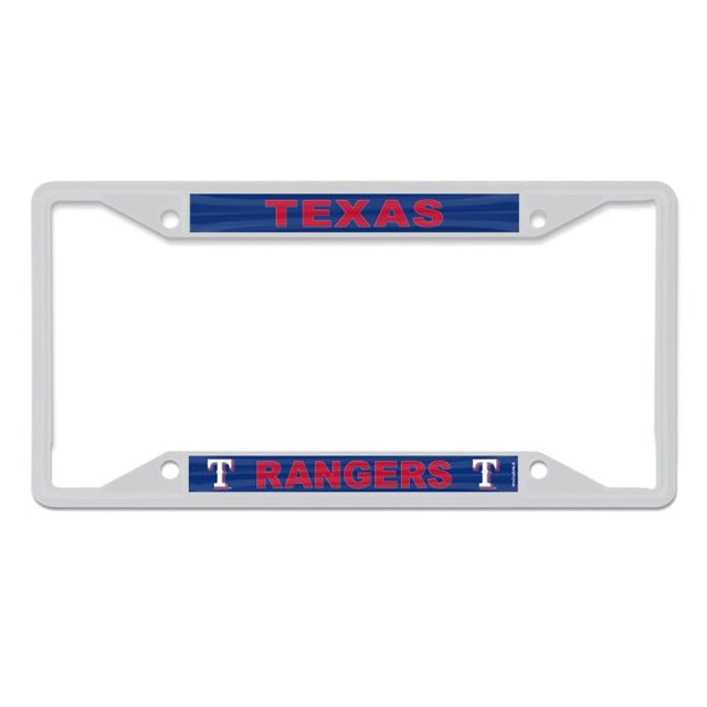 Marco de camisa de manga corta con licencia de Texas Rangers