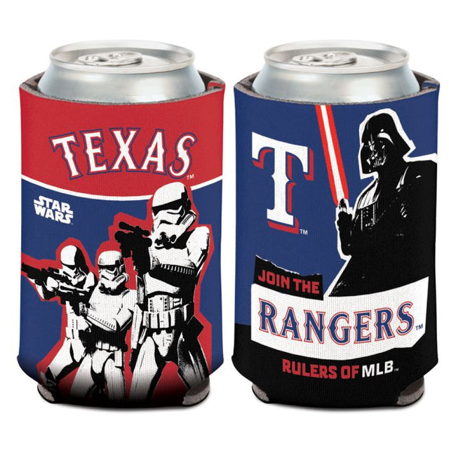 Enfriador de lata Texas Rangers / Star Wars Darth Vader de 12 oz.