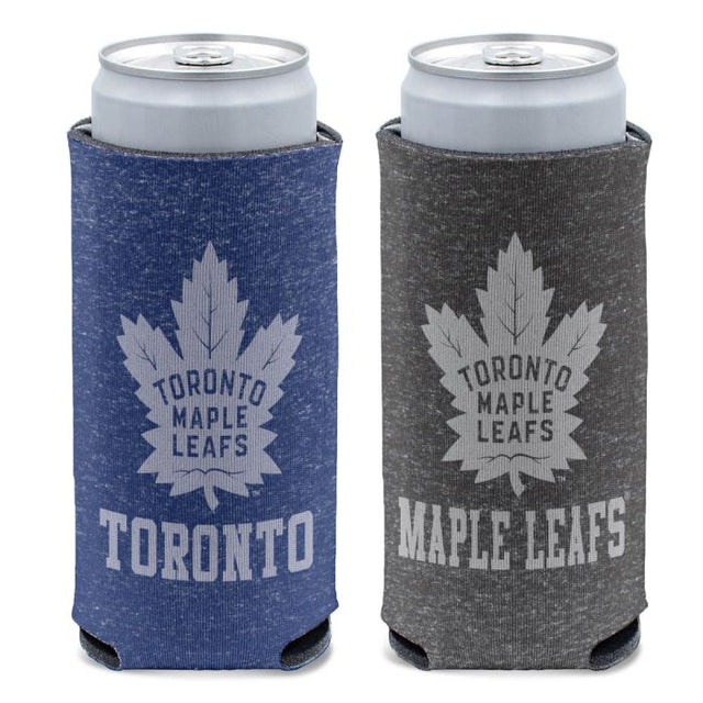 Toronto Maple Leafs colored heather 12 oz Slim Can Cooler