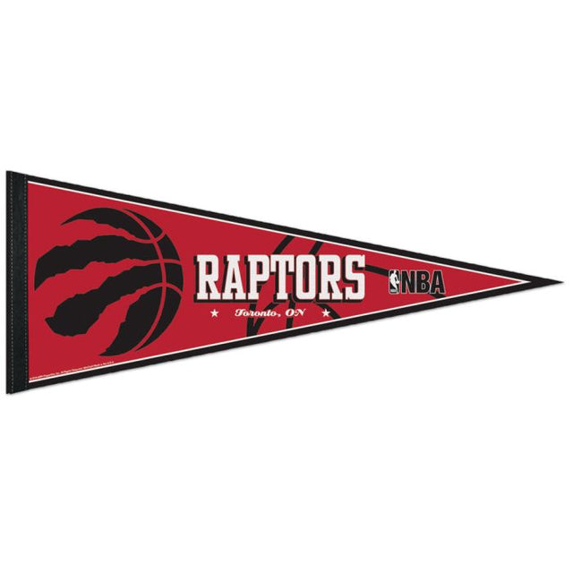Banderín clásico de los Toronto Raptors, en cartulina de 12" x 30"