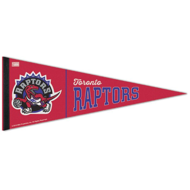 Banderín premium de Toronto Raptors/Hardwoods HARDWOOD CLASSIC de 12" x 30"
