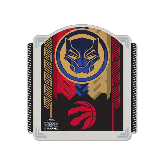 Tarjeta de joyería con pin de colección de MARVEL de Toronto Raptors/Marvel (c) 2022
