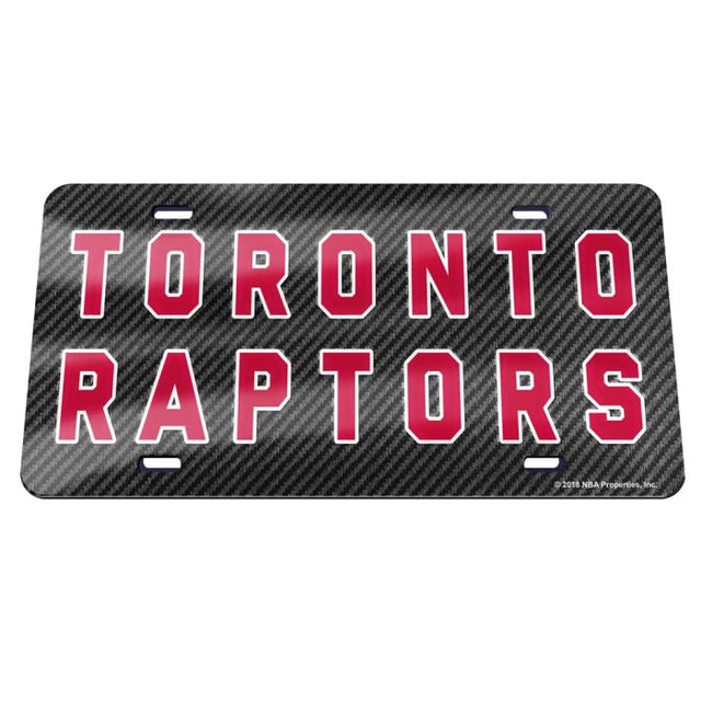 Matrícula acrílica especial de los Toronto Raptors