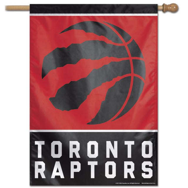 Bandera vertical de los Toronto Raptors de 28" x 40"