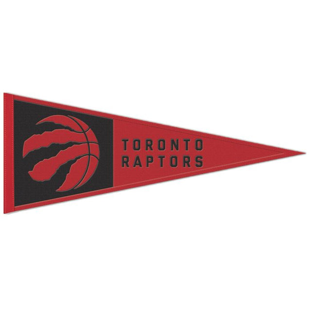 Banderín de lana de los Toronto Raptors de 13" x 32"