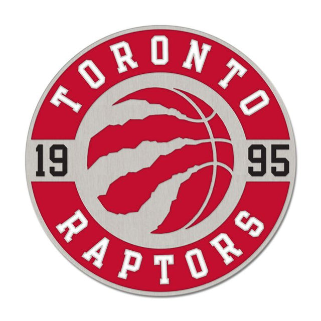 Tarjeta de joyería con pin esmaltado coleccionable de la ronda final de los Toronto Raptors