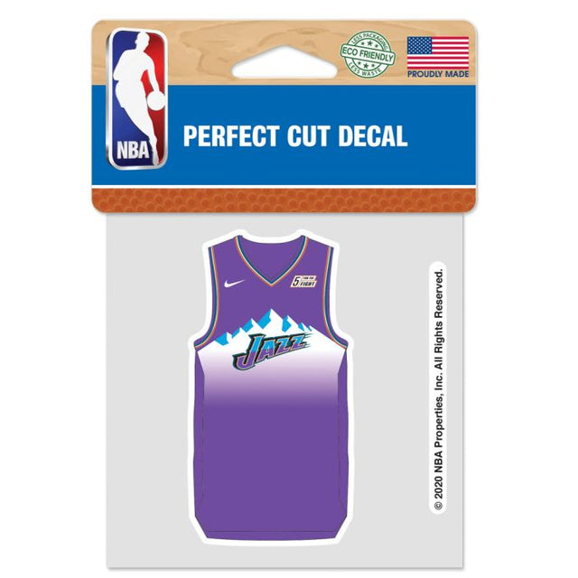 Utah Jazz Perfect Cut Color Decal 4" x 4"
