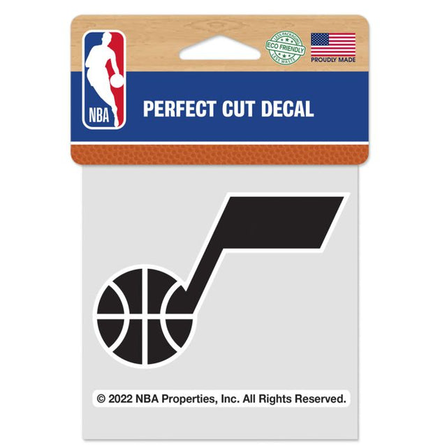 Utah Jazz Perfect Cut Color Decal 4" x 4"