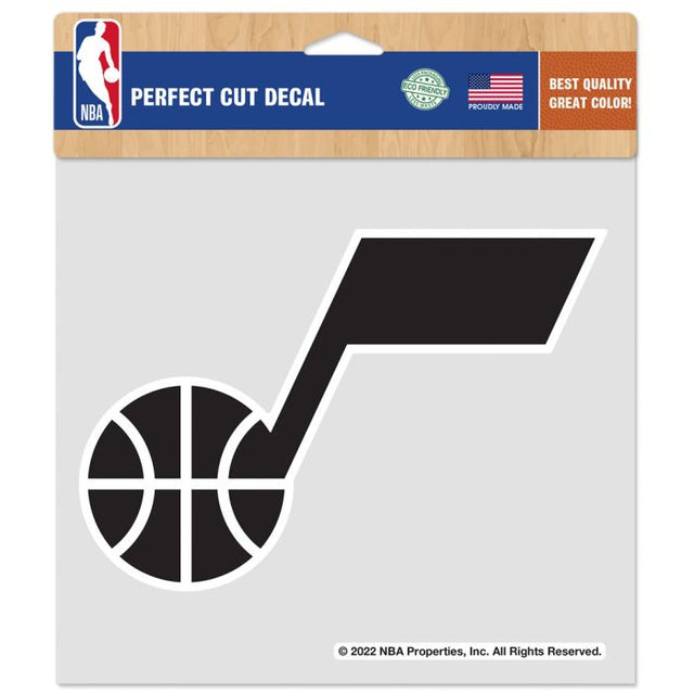 Utah Jazz Perfect Cut Color Decal 8" x 8"
