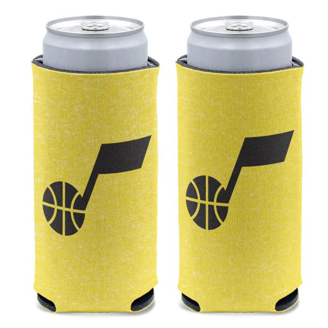 Utah Jazz colored heather 12 oz Slim Can Cooler